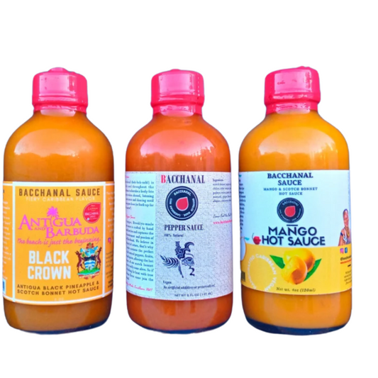 Black Crown Hot Sauce Gift Box - Hot Sauce Gifts, Gift for Hot Sauce Lovers