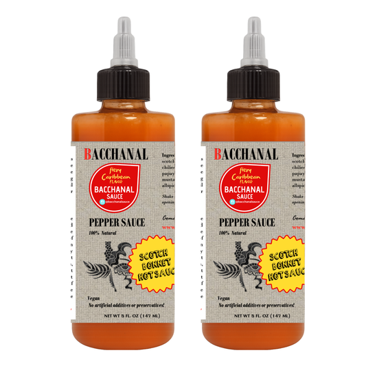 Set of two Bacchanal Pepper Sauce (Squeeze Bottle)