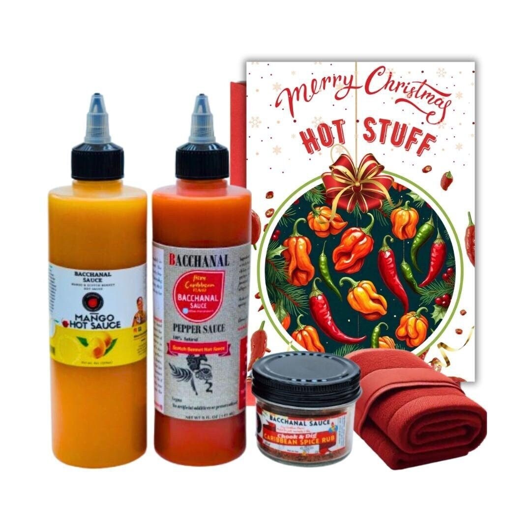 Christmas Hot Sauce Gift, Xmas gift for dad, Hot Sauce Gift Set, Hubby Christmas Gift, Xmas gift for bf, Dad Hot Sauce, Husband Xmas Gift, Hot Sauce Lover Gift