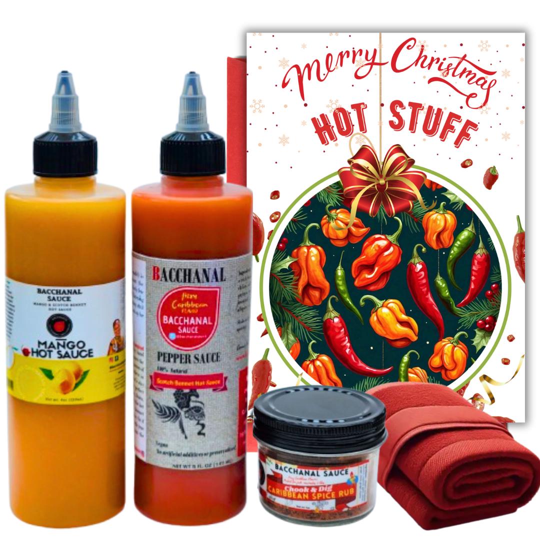 Christmas Hot Sauce Gift, Xmas gift for dad, Hot Sauce Gift Set, Hubby Christmas Gift, Xmas gift for bf, Dad Hot Sauce, Husband Xmas Gift, Hot Sauce Lover Gift
