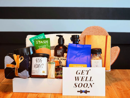 Mens Get Well Gifts, Get Well Soon Gift for Men, Get Well Soon Care Package for Men, Care Package for Man, Get Well Soon Gift for Coworker
